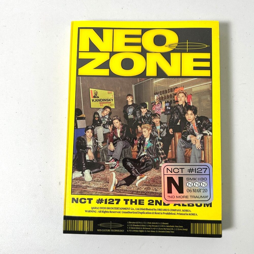 NCT 127 NeoZone 2nd Album N Version Poster KPOP - Read Description
